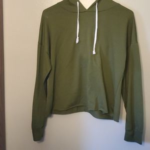 Charlotte Russe crop hoodie